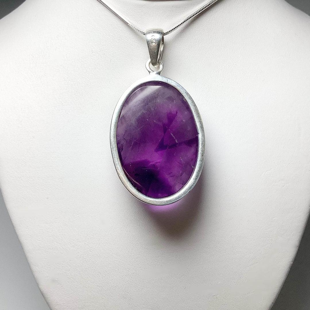 Trapiche Amethyst Pendant - Rocks and Gems Canada