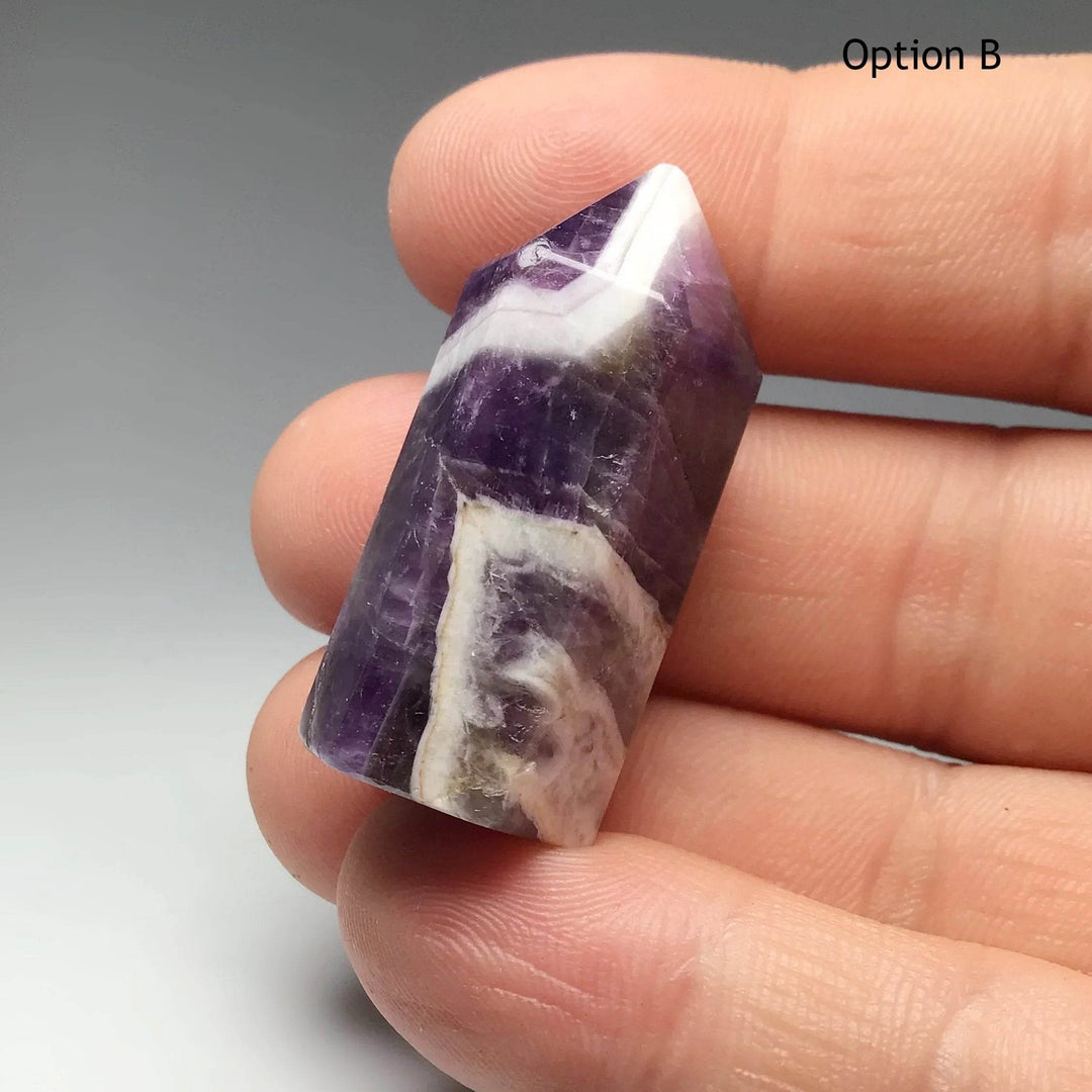 Chevron Amethyst Point - Rocks and Gems Canada