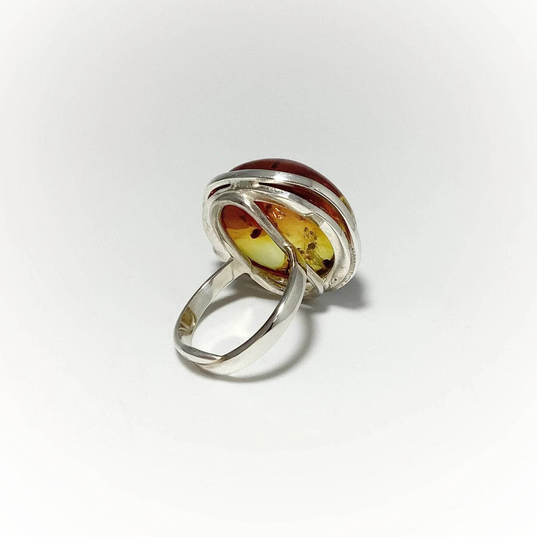 Ombre Amber Ring - Rocks and Gems Canada