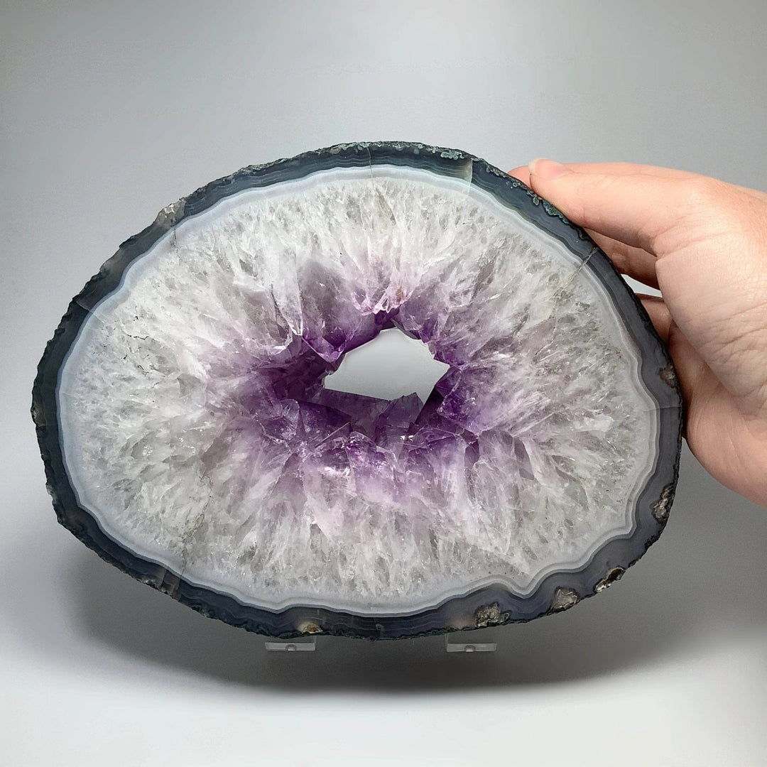 Amethyst Geode Slice - Rocks and Gems Canada