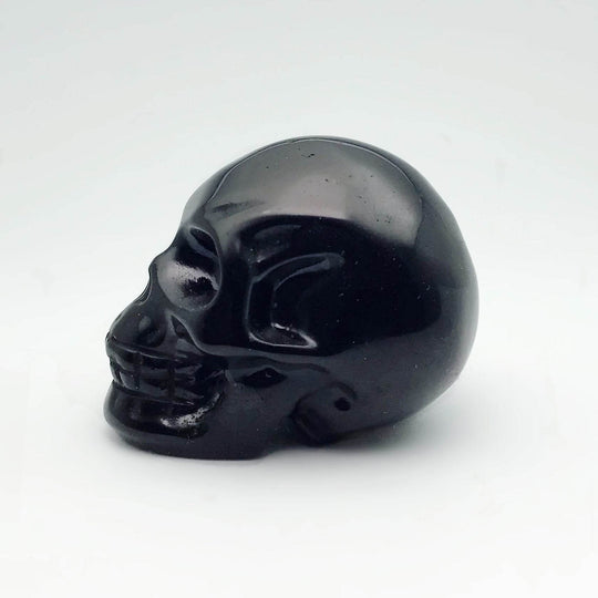 Carved Obsidian Crystal Skull - Rocks and Gems Canada