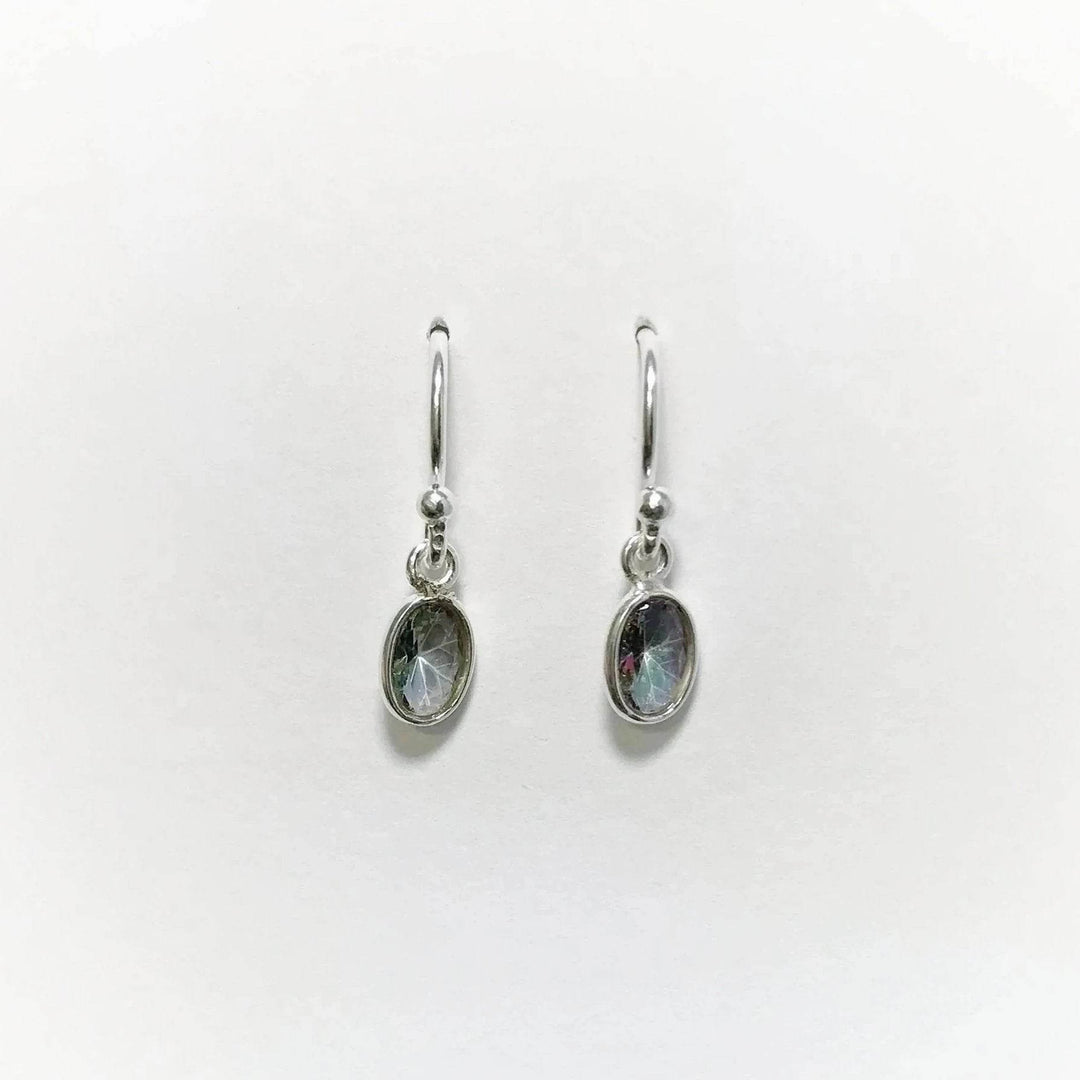 Mystic Topaz Dangle Earrings - Rocks and Gems Canada