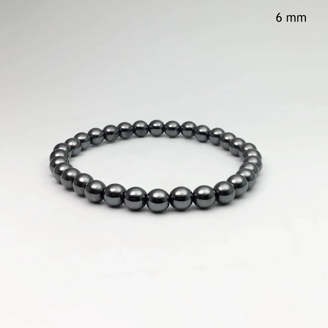 Hematite Beaded Bracelet - Rocks and Gems Canada