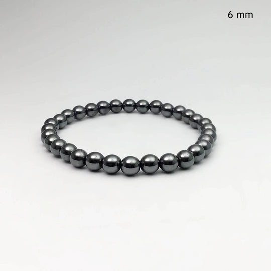 Hematite Beaded Bracelet - Rocks and Gems Canada