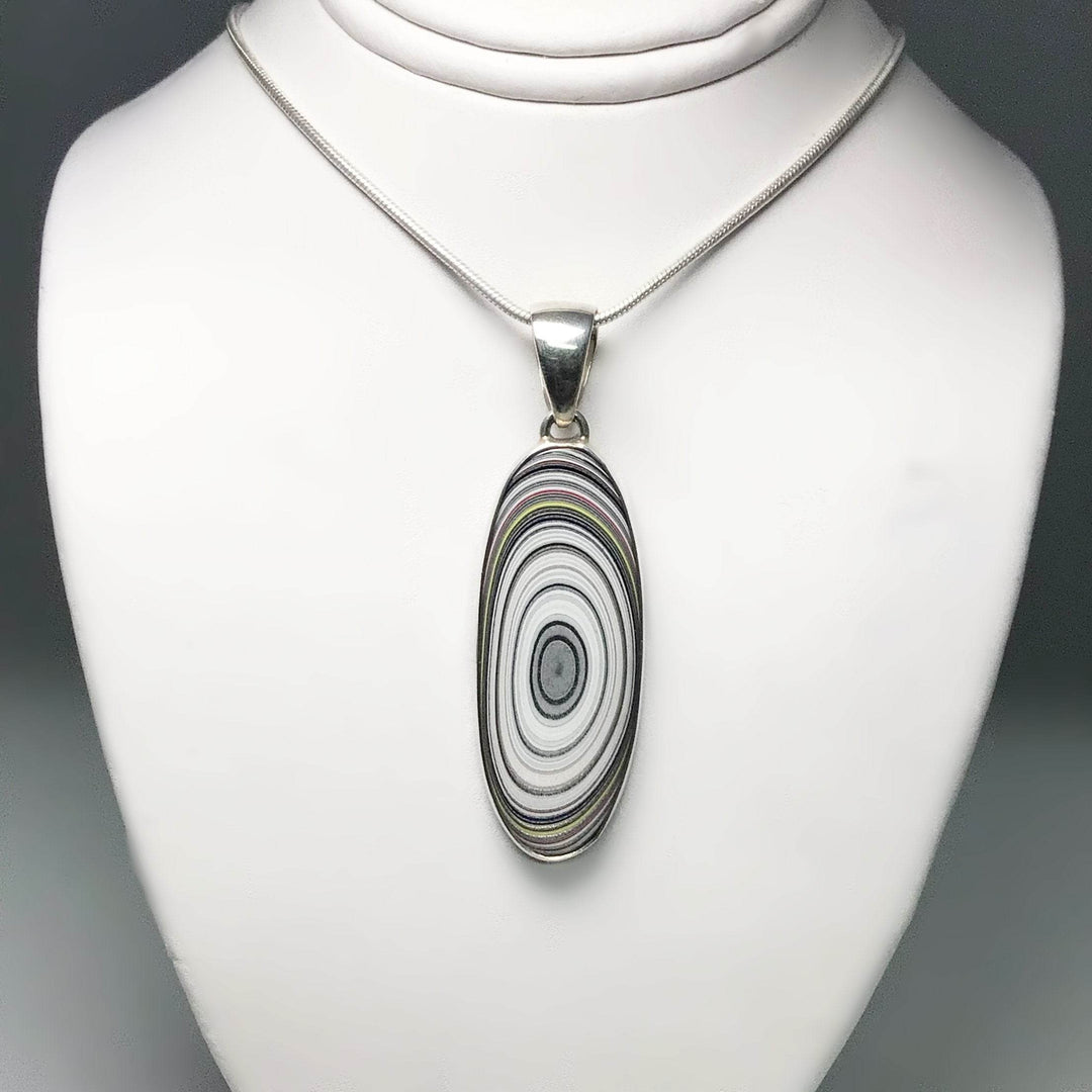Fordite Pendant - Rocks and Gems Canada