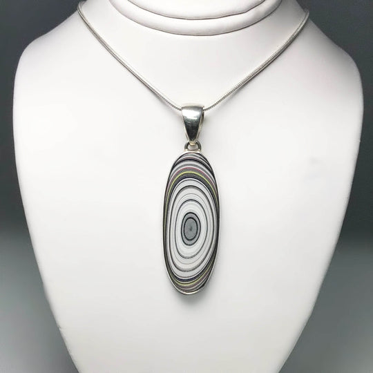 Fordite Pendant - Rocks and Gems Canada