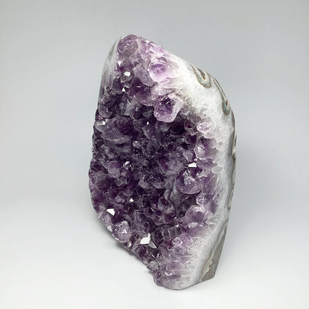 Amethyst Druze Cluster Large Stand Up - Rocks and Gems Canada