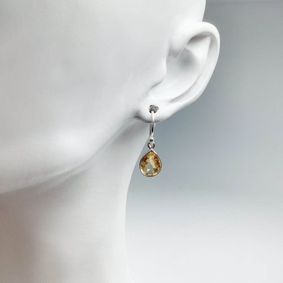 Citrine Dangle Earrings - Rocks and Gems Canada