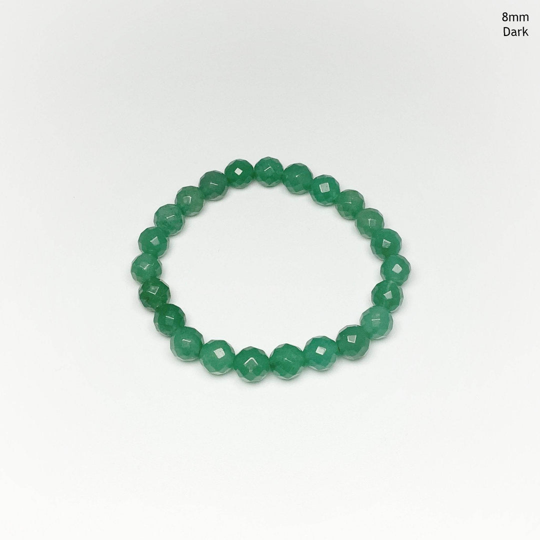 Green Aventurine Faceted Beaded Bracelet - Rocks and Gems Canada