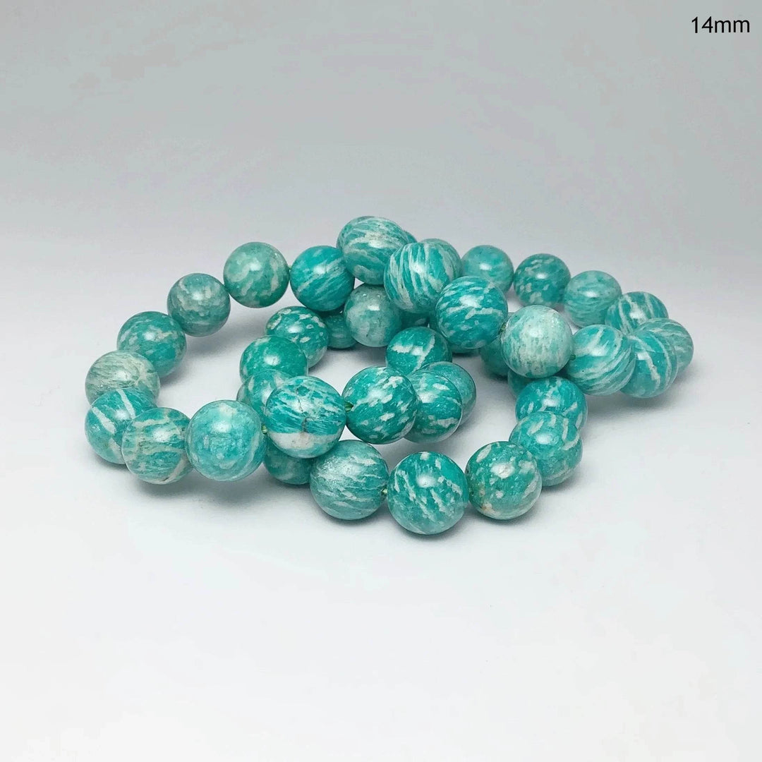 Striped Amazonite Beaded Bracelet - Rocks and Gems Canada
