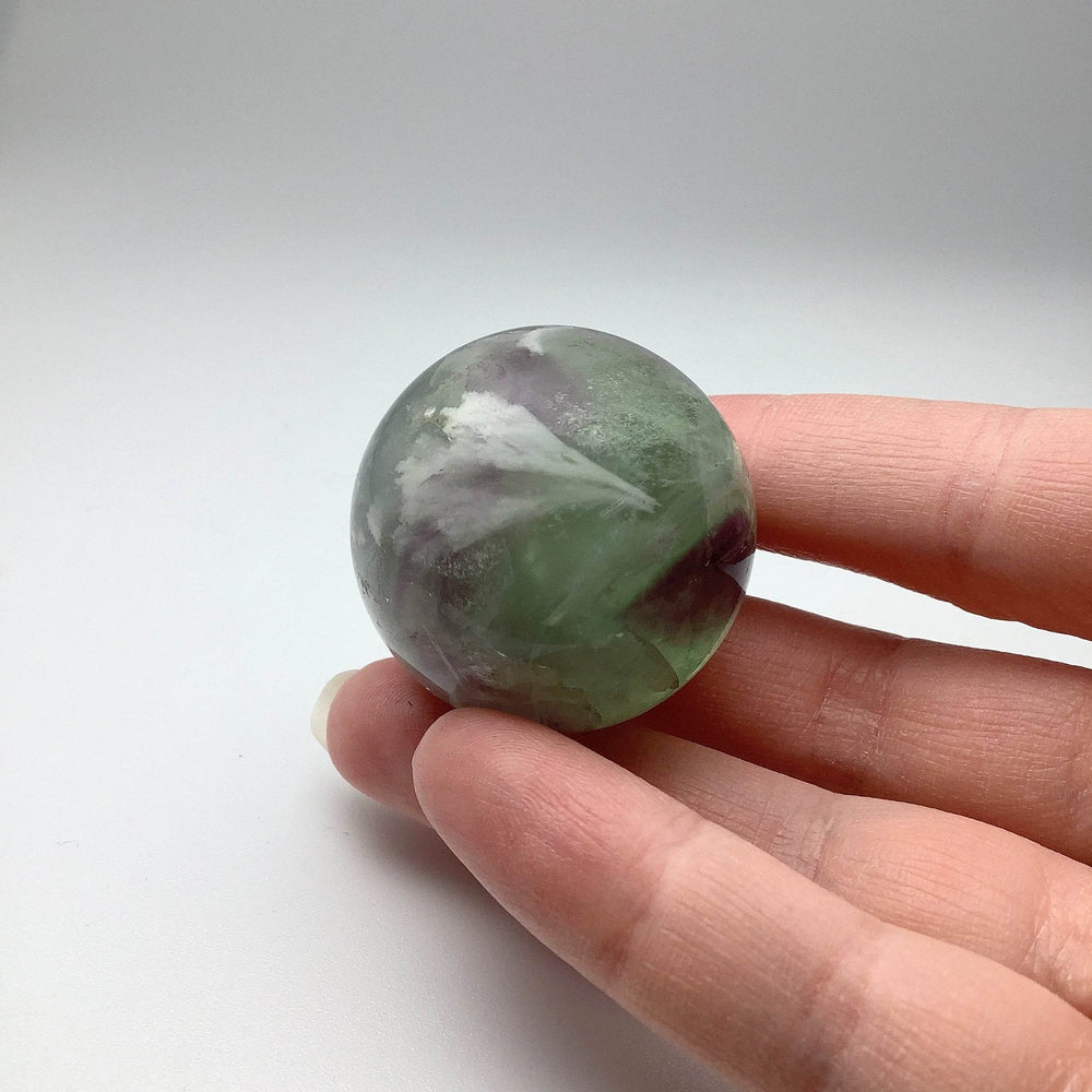 Small Fluorite Sphere - Rocks and Gems Canada
