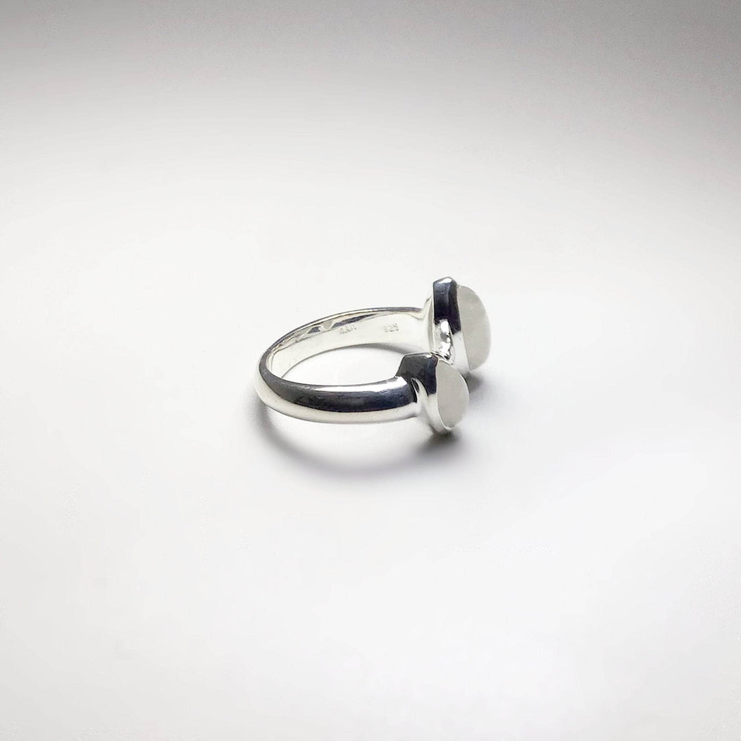 Rainbow Moonstone Ring - Rocks and Gems Canada