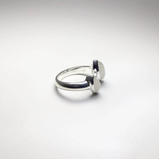 Rainbow Moonstone Ring - Rocks and Gems Canada
