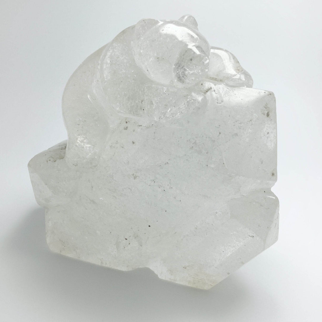 Quartz Bear Carving - Rocks and Gems Canada