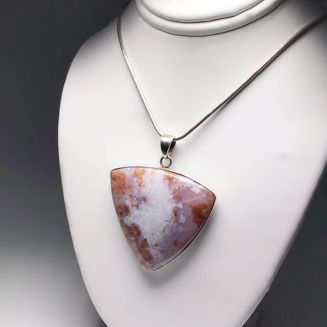 Crazy Lace Agate Pendant - Rocks and Gems Canada