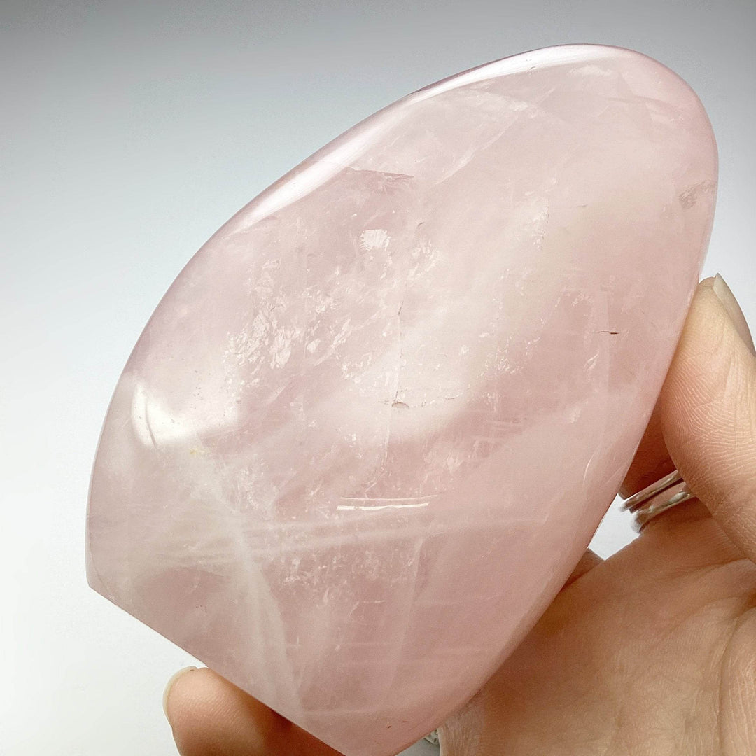 Rose Quartz Stand Up - Rocks and Gems Canada