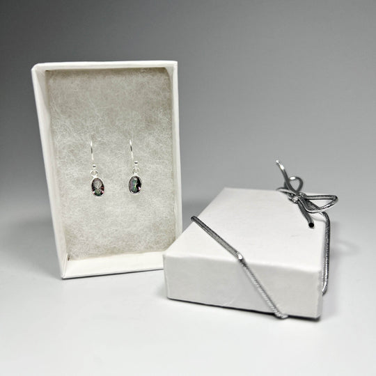 Mystic Topaz Dangle Earrings - Rocks and Gems Canada