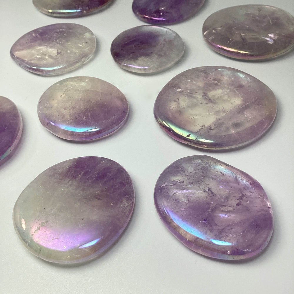 Opalescent Amethyst Touch Stone - Rocks and Gems Canada