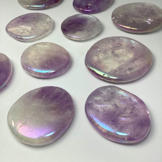 Opalescent Amethyst Touch Stone - Rocks and Gems Canada
