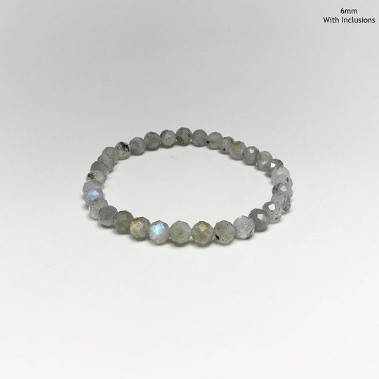 Labradorite Faceted Beaded Bracelet - Rocks and Gems Canada