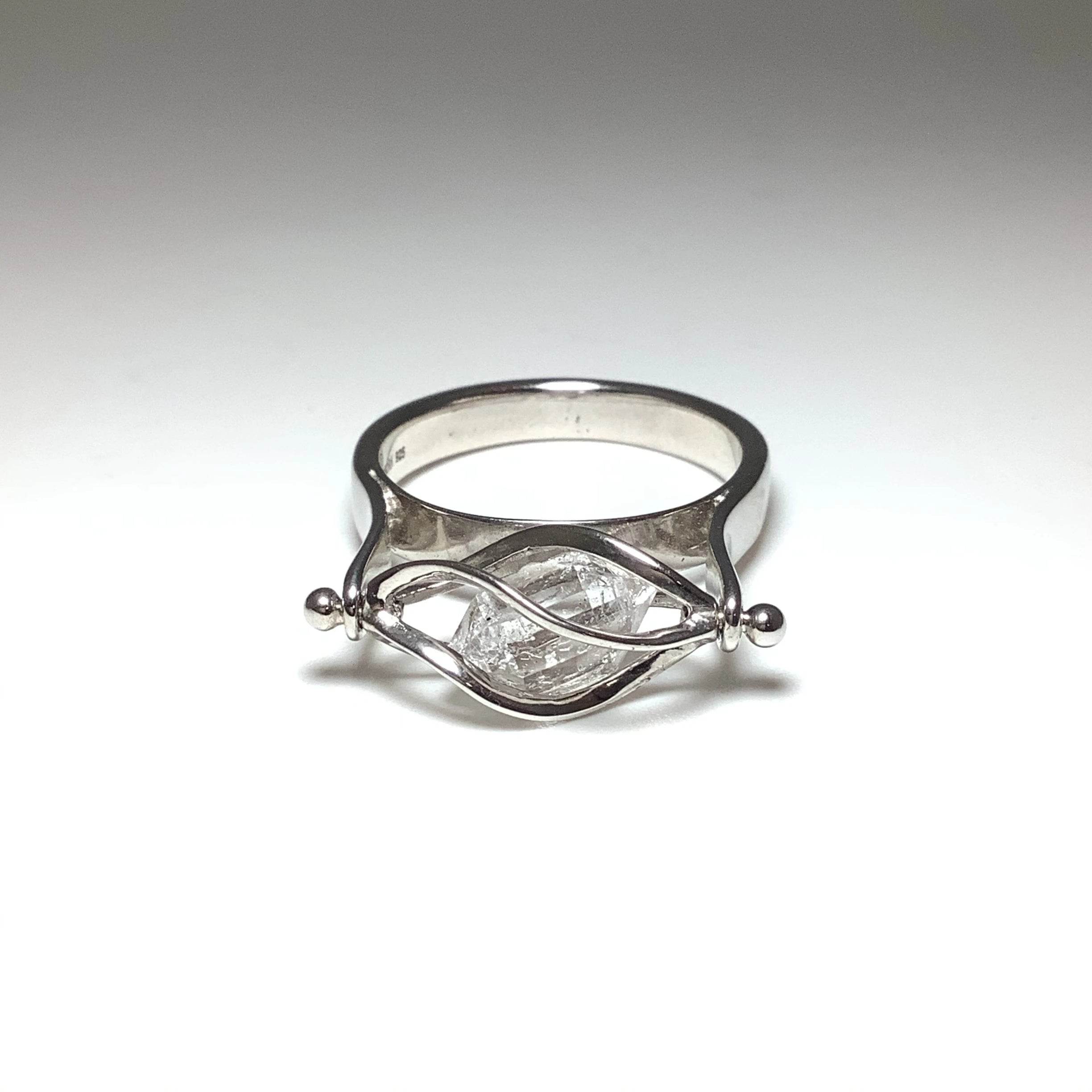 Herkimer Diamond Ring - Rocks and Gems Canada
