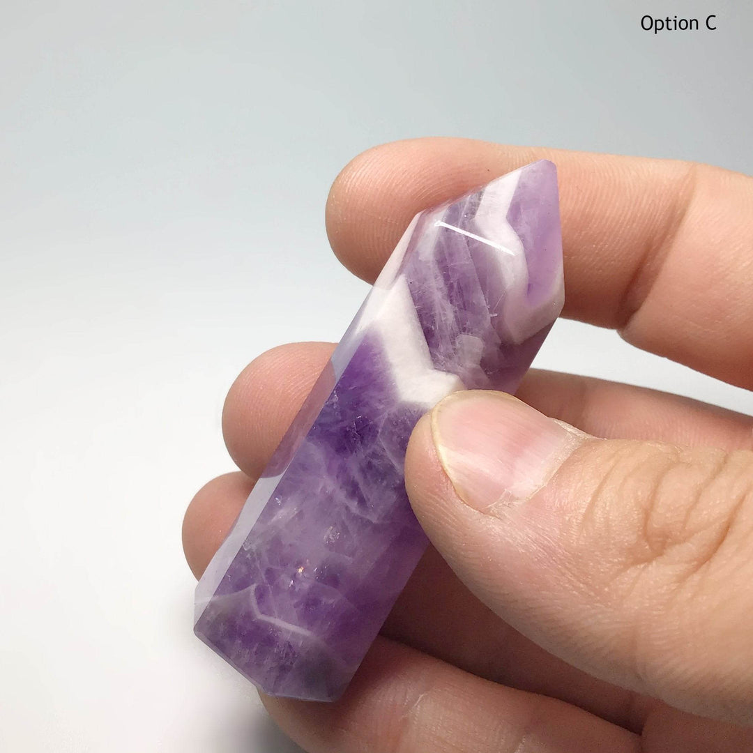 Chevron Amethyst Point - Rocks and Gems Canada