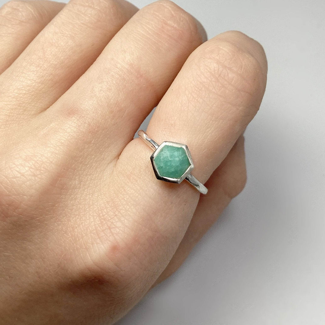 Amazonite Ring - Rocks and Gems Canada