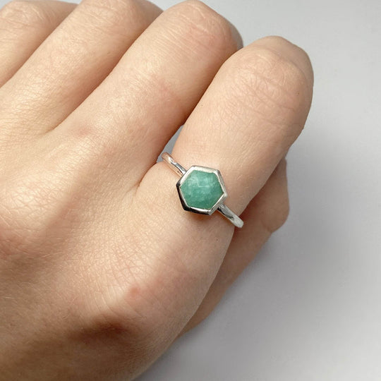 Amazonite Ring - Rocks and Gems Canada