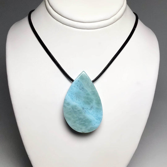 Larimar Drilled Pendant - Rocks and Gems Canada