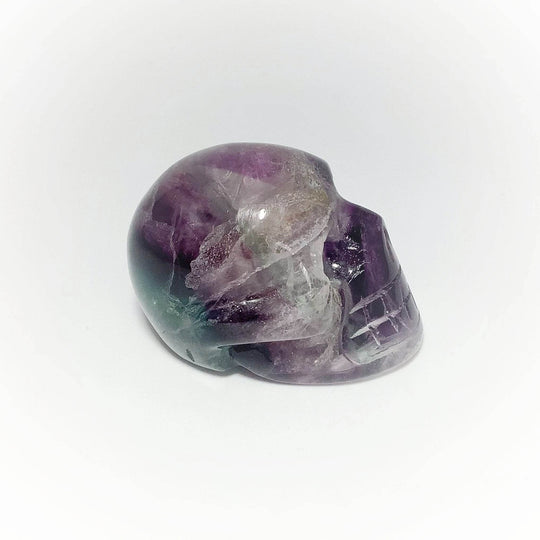 Carved Fluorite Skull - Rocks and Gems Canada