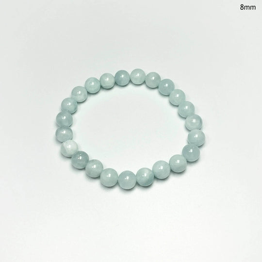 Aquamarine Beaded Bracelet - Rocks and Gems Canada