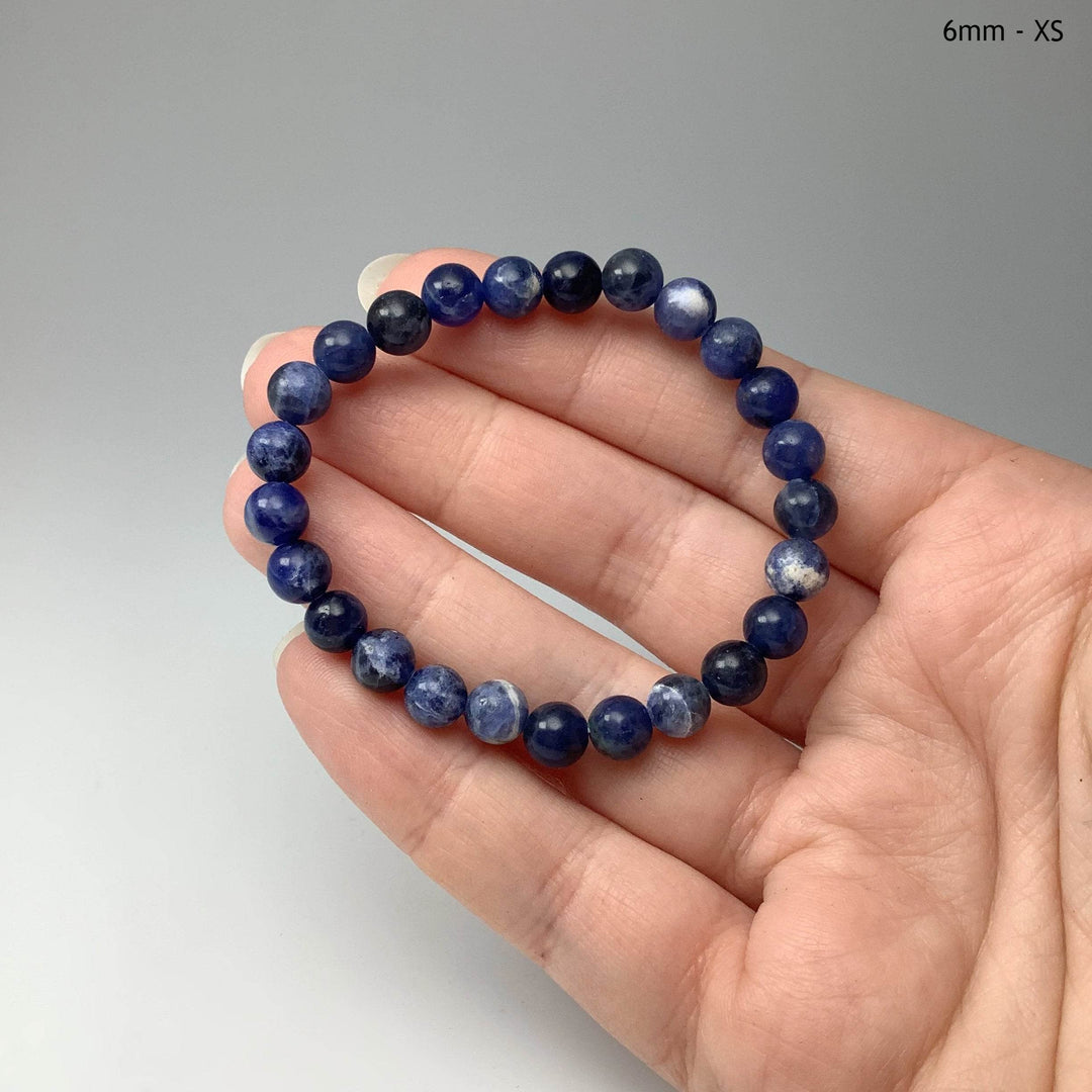 Sodalite Beaded Bracelet - Rocks and Gems Canada
