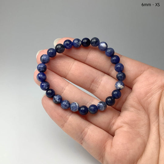Sodalite Beaded Bracelet - Rocks and Gems Canada