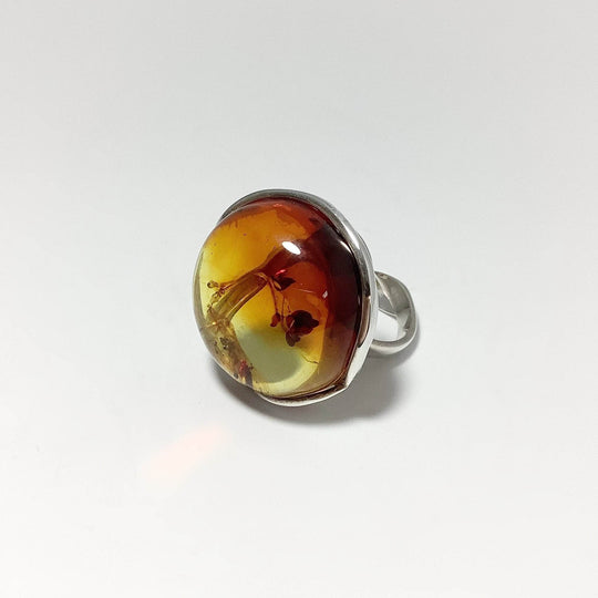 Ombre Amber Ring - Rocks and Gems Canada