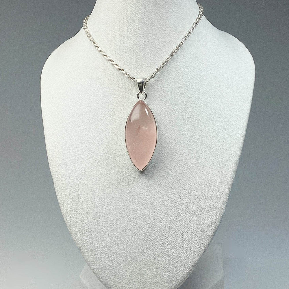 Rose Quartz Pendant - Rocks and Gems Canada