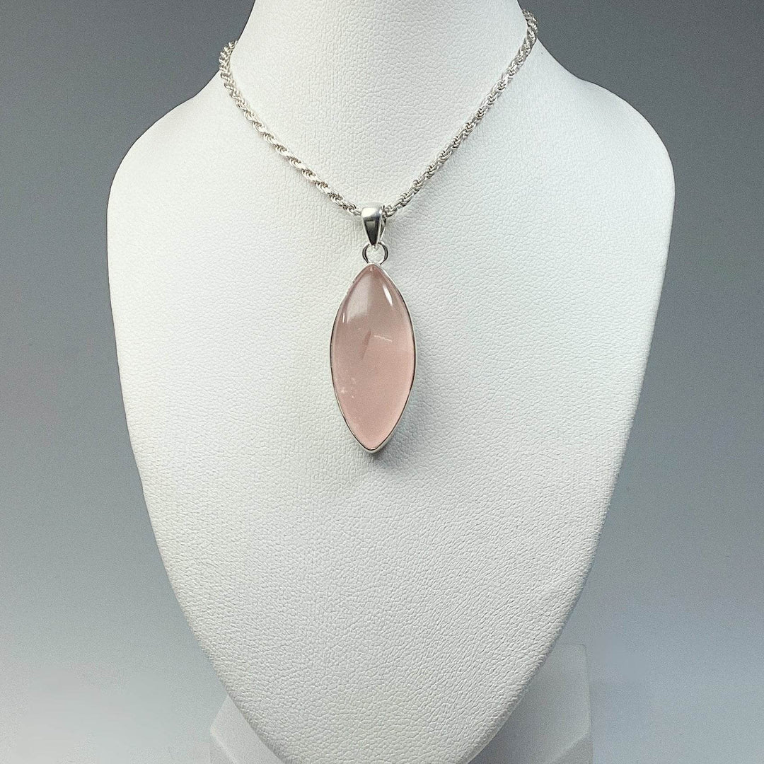 Rose Quartz Pendant - Rocks and Gems Canada