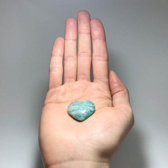 Amazonite Heart - Rocks and Gems Canada