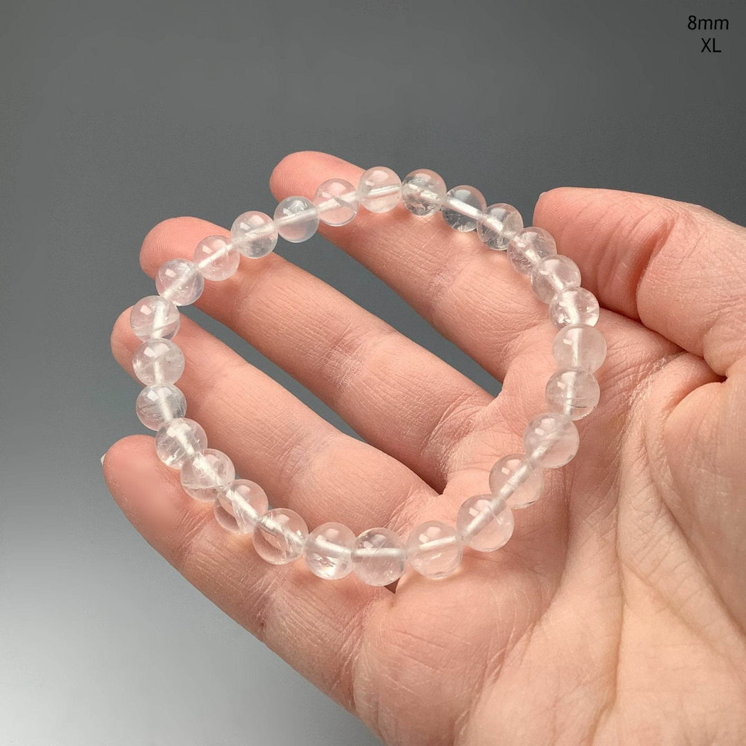 Girasol Milky Quartz Beaded Bracelet - Rocks and Gems Canada