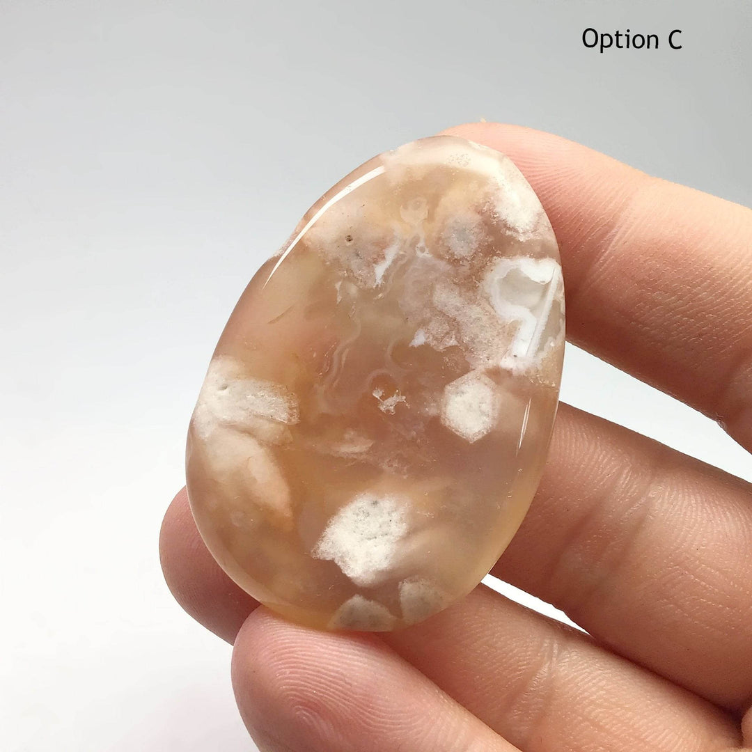 Worry Stone - Flower Agate - Rocks and Gems Canada