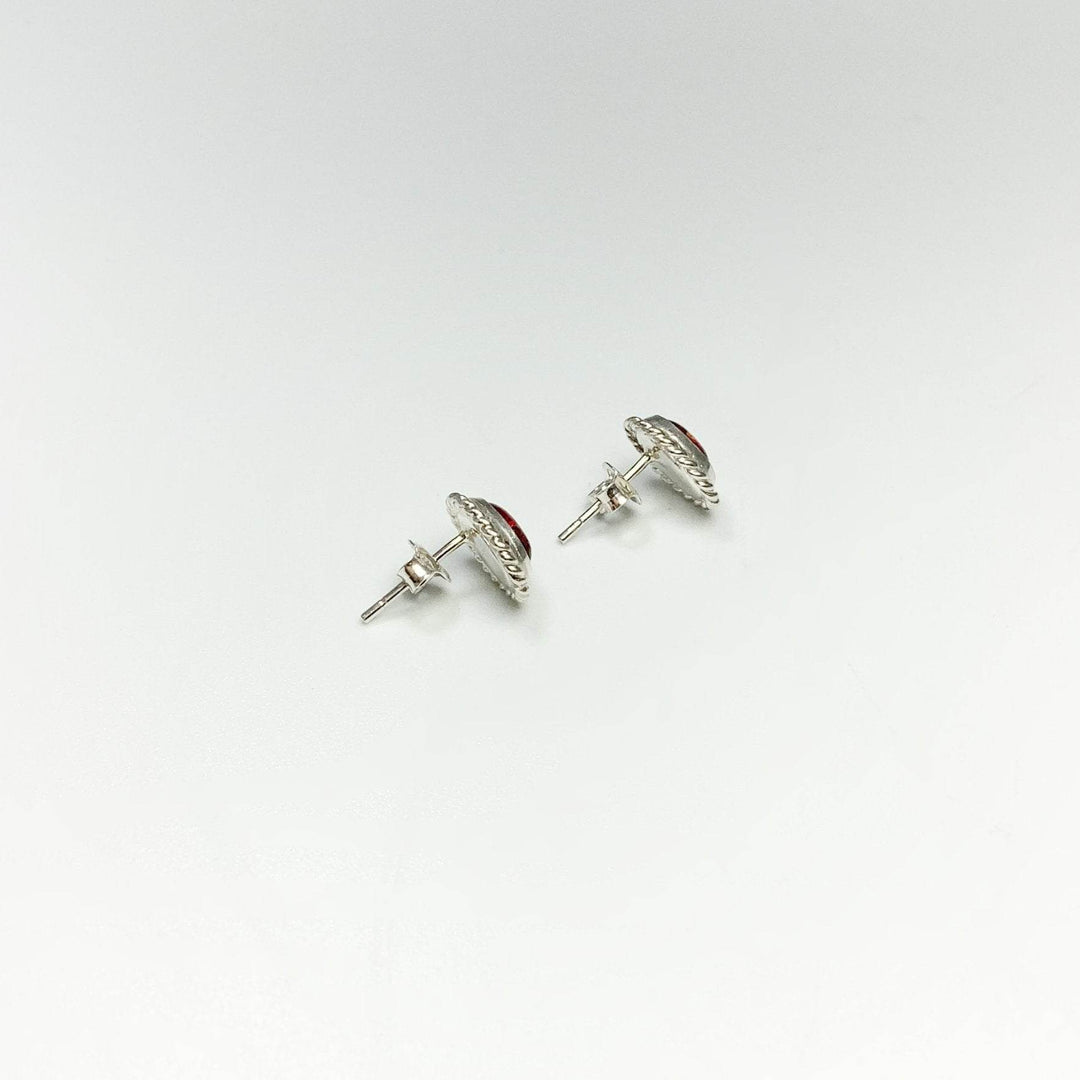 Cognac Amber Earrings - Rocks and Gems Canada