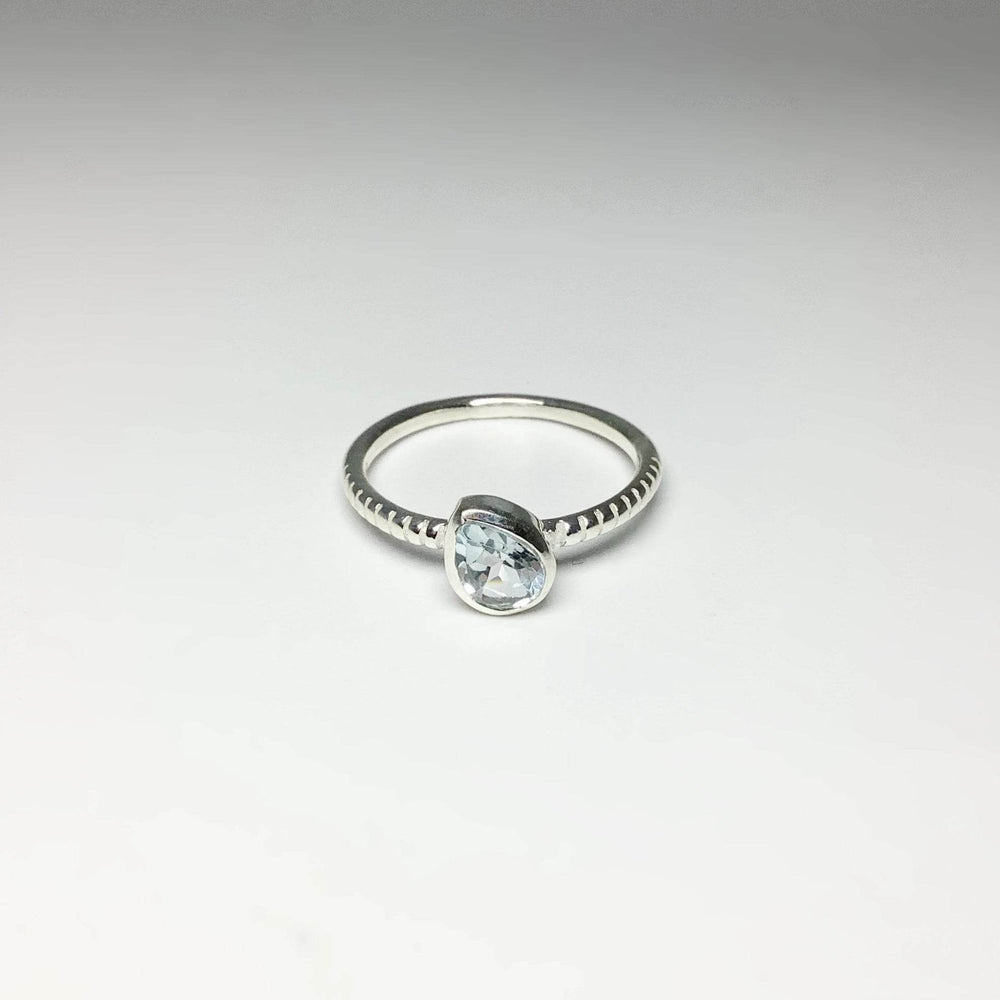 Blue Topaz Ring - Rocks and Gems Canada