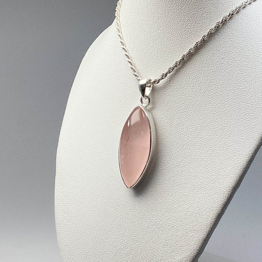 Rose Quartz Pendant - Rocks and Gems Canada