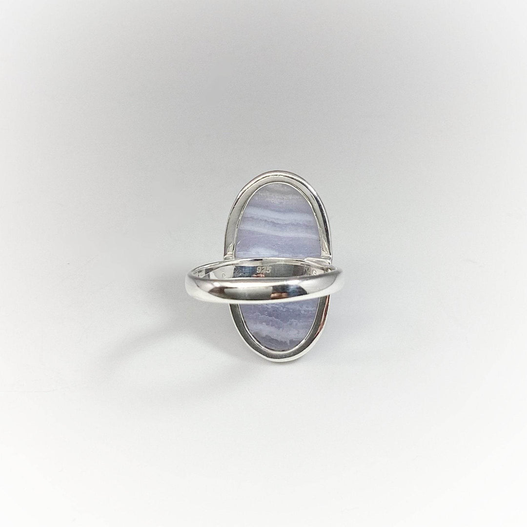 Blue Lace Agate Ring - Rocks and Gems Canada