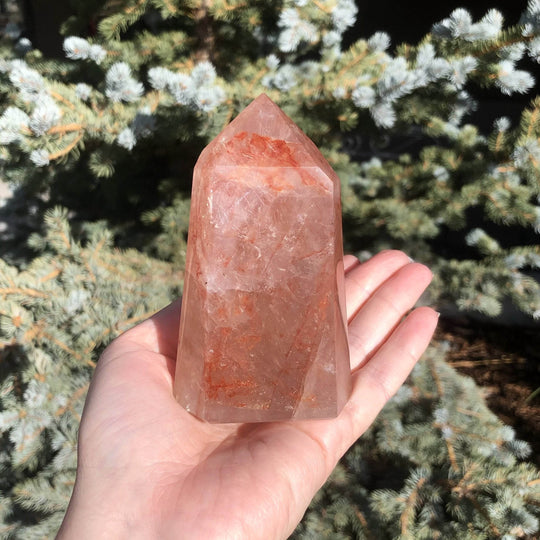 Red Hematoid Quartz Point - Rocks and Gems Canada