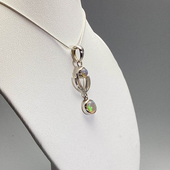 Fire Opal Pendant - Rocks and Gems Canada