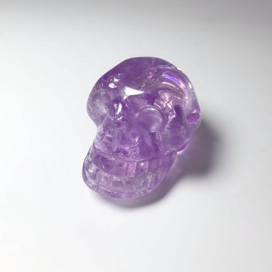 Carved Amethyst Crystal Skull - Rocks and Gems Canada