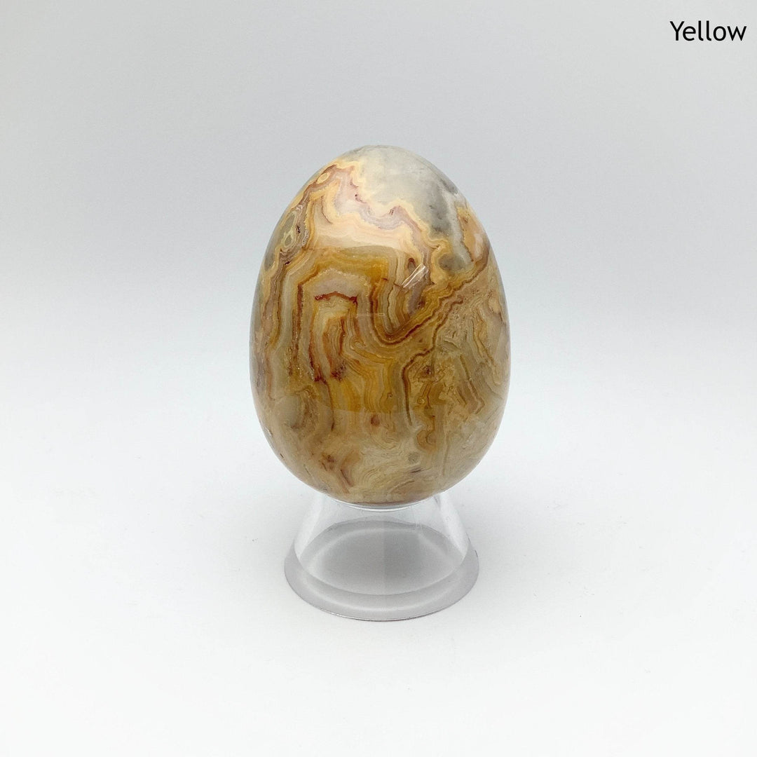 Crazy Lace Agate Egg - Rocks and Gems Canada