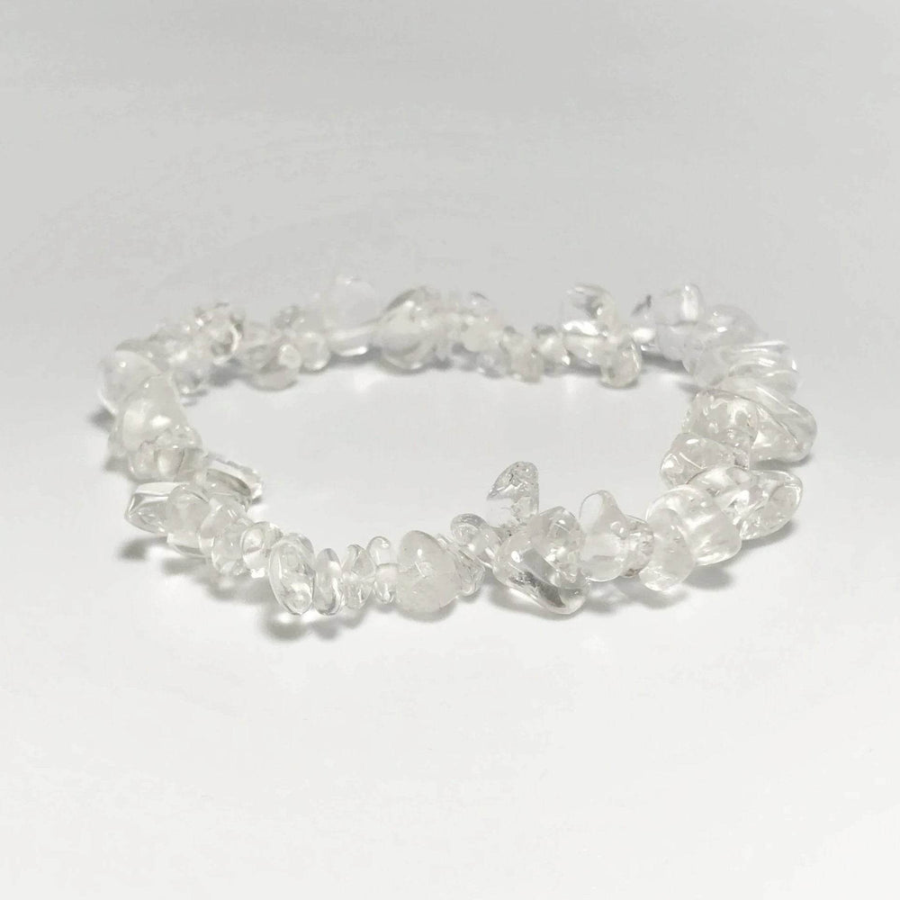 Quartz Chip Beaded Bracelet - Rocks and Gems Canada