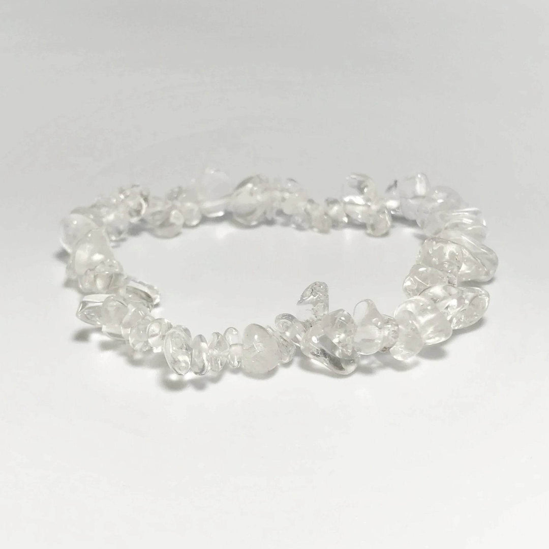 Quartz Chip Beaded Bracelet - Rocks and Gems Canada