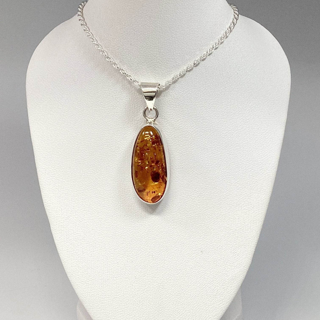 Cognac Amber Pendant - Rocks and Gems Canada